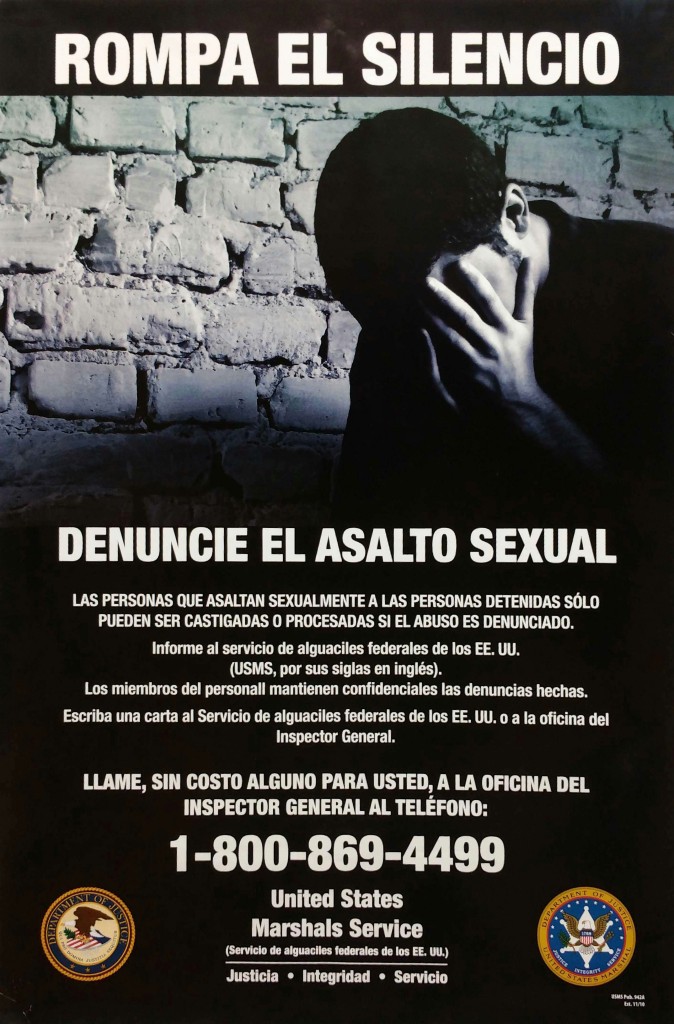 Sexual Assault Poster Spanish